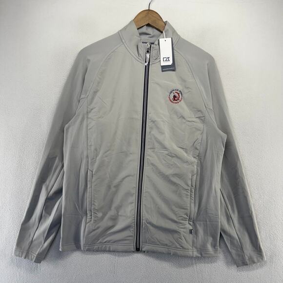 126th US Open Jacket Men's Medium Gray Full Zip Shinnecock Hills Golf Tech NEW - Picture 1 of 8